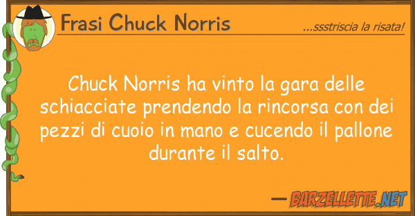 Frasi Chuck Norris chuck norris ha vinto gara schi