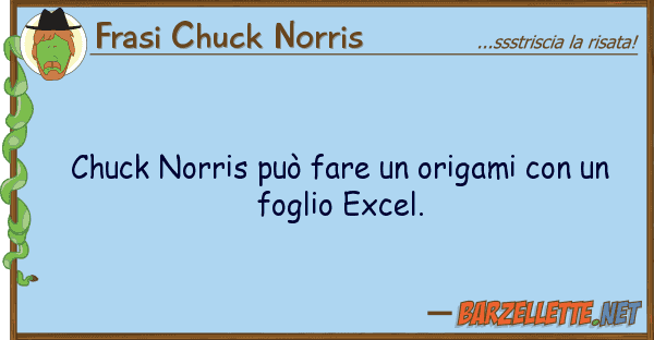 Frasi Chuck Norris chuck norris può fare origami