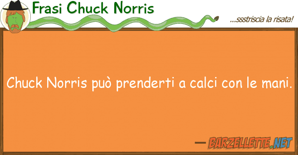Frasi Chuck Norris chuck norris può prenderti calci