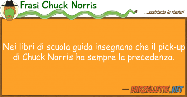 Frasi Chuck Norris libri scuola guida insegnano