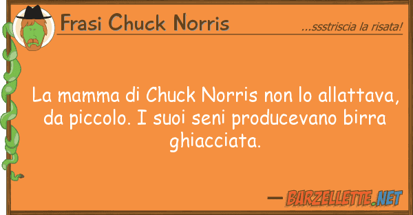 Frasi Chuck Norris mamma chuck norris allattav