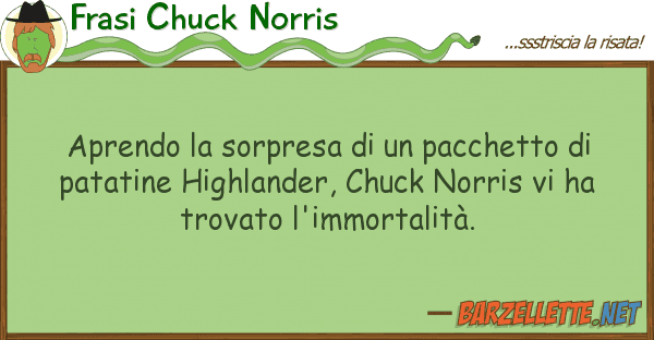 Frasi Chuck Norris aprendo sorpresa pacchetto p