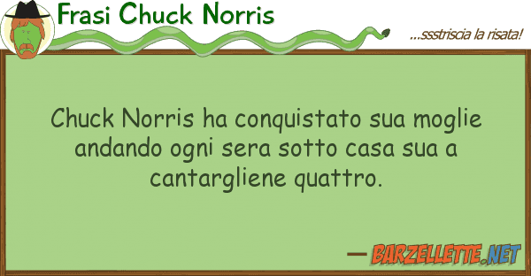 Frasi Chuck Norris chuck norris ha conquistato moglie