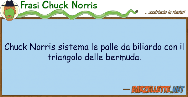 Frasi Chuck Norris chuck norris sistema palle biliard