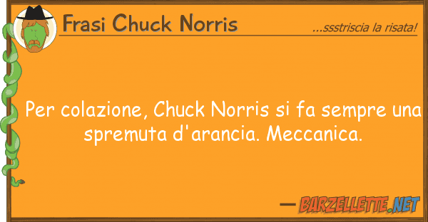 Frasi Chuck Norris colazione, chuck norris fa sempre