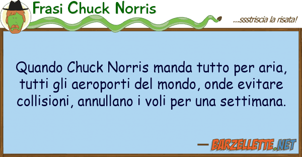 Frasi Chuck Norris quando chuck norris manda aria