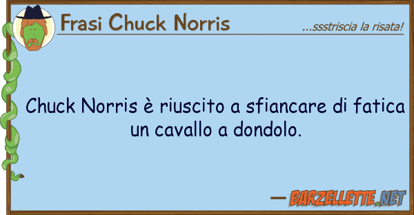 Frasi Chuck Norris chuck norris è riuscito sfiancare