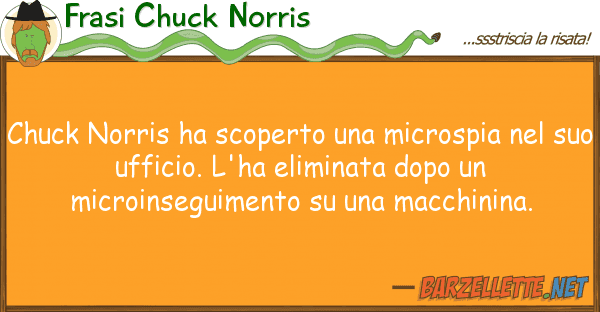 Frasi Chuck Norris chuck norris ha scoperto microspia n