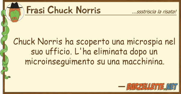 Frasi Chuck Norris chuck norris ha scoperto microspia n