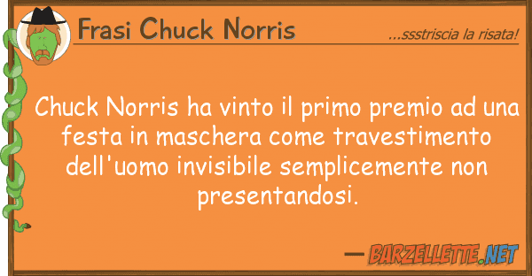 Frasi Chuck Norris chuck norris ha vinto primo premio