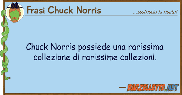 Frasi Chuck Norris chuck norris possiede rarissima coll
