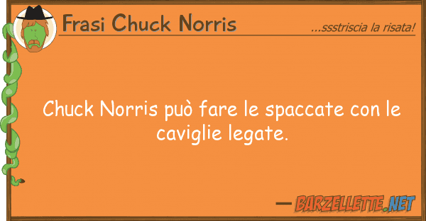 Frasi Chuck Norris chuck norris può fare spaccate