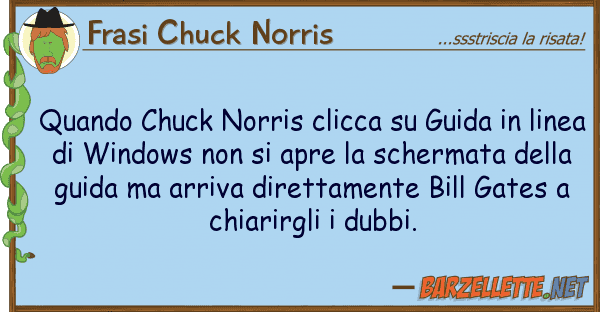 Frasi Chuck Norris quando chuck norris clicca guida