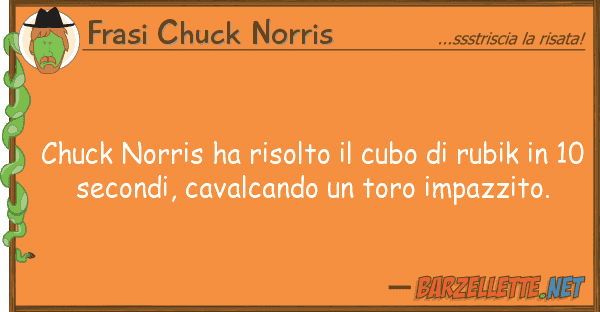 Frasi Chuck Norris chuck norris ha risolto cubo rubik