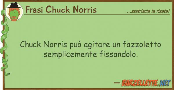 Frasi Chuck Norris chuck norris può agitare fazzoletto