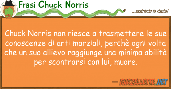 Frasi Chuck Norris chuck norris riesce trasmettere
