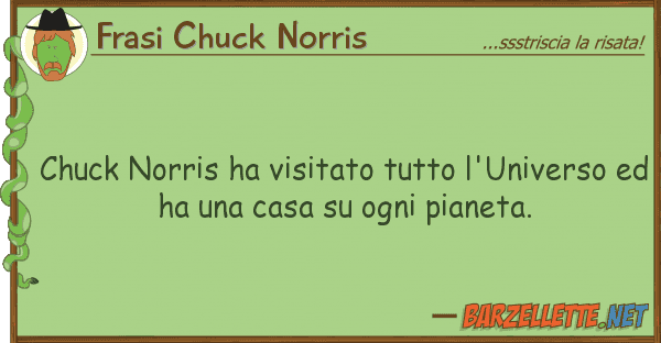 Frasi Chuck Norris chuck norris ha visitato l'univers