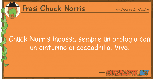 Frasi Chuck Norris chuck norris indossa sempre orologio