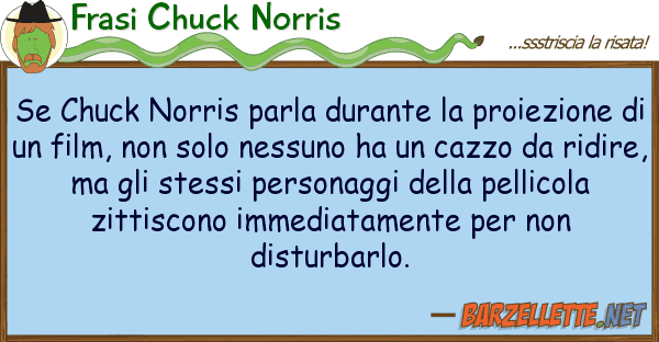 Frasi Chuck Norris chuck norris parla durante proiezi