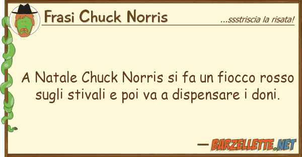 Frasi Chuck Norris natale chuck norris fa fiocco ro