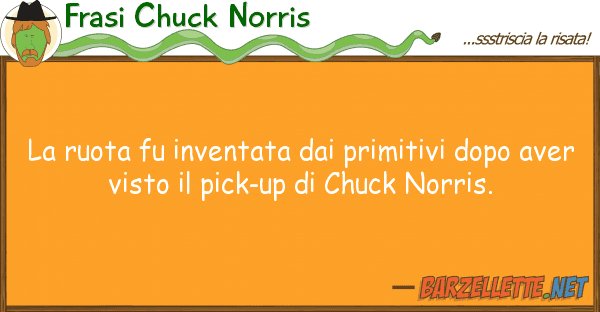 Frasi Chuck Norris ruota fu inventata primitivi dopo