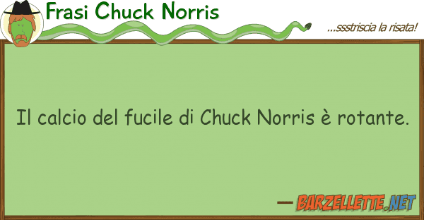 Frasi Chuck Norris calcio fucile chuck norris è