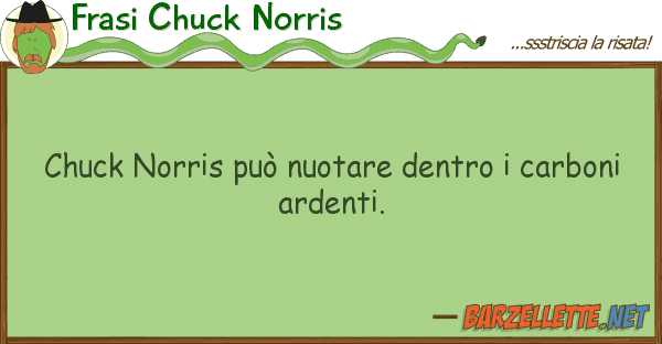 Frasi Chuck Norris chuck norris può nuotare dentro carbo