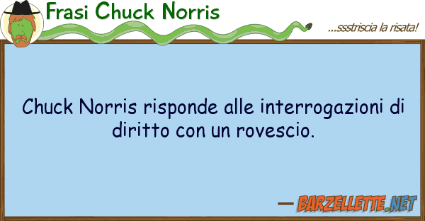 Frasi Chuck Norris chuck norris risponde interrogazion
