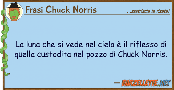 Frasi Chuck Norris luna vede cielo è rifl