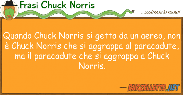 Frasi Chuck Norris quando chuck norris getta aereo