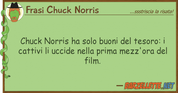 Frasi Chuck Norris chuck norris ha solo buoni tesoro: