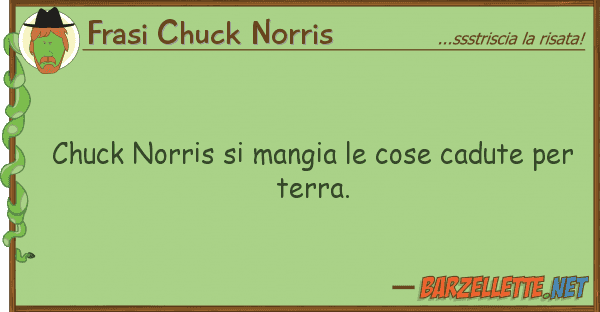 Frasi Chuck Norris chuck norris mangia cose cadute pe