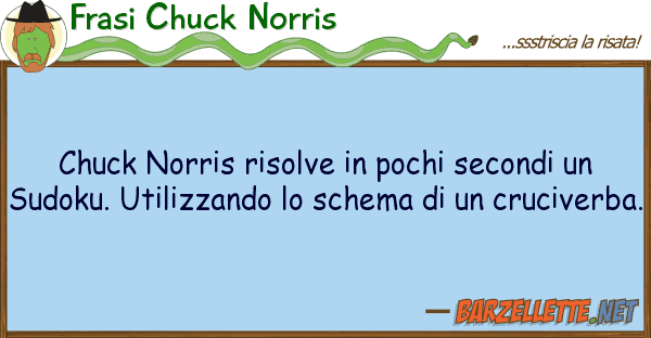 Frasi Chuck Norris chuck norris risolve pochi secondi