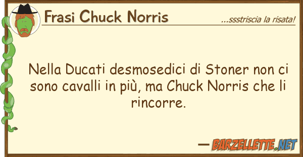Frasi Chuck Norris ducati desmosedici stoner
