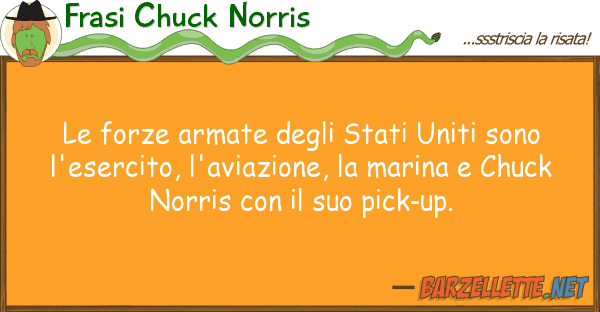 Frasi Chuck Norris forze armate stati uniti sono