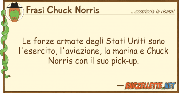 Frasi Chuck Norris forze armate stati uniti sono