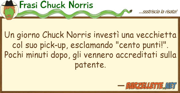 Frasi Chuck Norris giorno chuck norris investì vecc