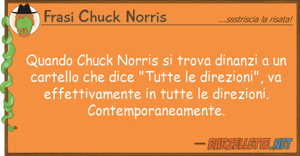 Frasi Chuck Norris quando chuck norris trova dinanzi u
