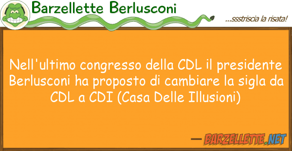 Barzellette Berlusconi nell'ultimo congresso cdl presi