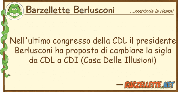 Barzellette Berlusconi nell'ultimo congresso cdl presi