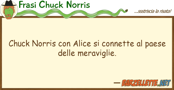 Frasi Chuck Norris chuck norris alice connette pa