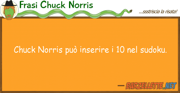 Frasi Chuck Norris chuck norris può inserire 10 sudo
