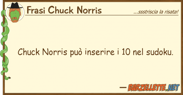 Frasi Chuck Norris chuck norris può inserire 10 sudo