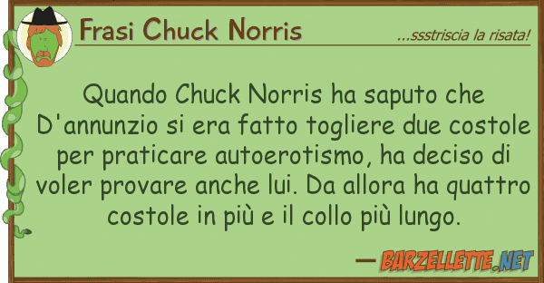 Frasi Chuck Norris quando chuck norris ha saputo d'annu