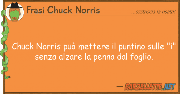 Frasi Chuck Norris chuck norris può mettere puntino