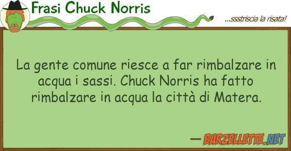 Frasi Chuck Norris gente comune riesce far rimbalzare