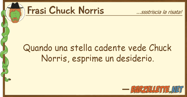 Frasi Chuck Norris quando stella cadente vede chuck nor
