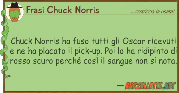 Frasi Chuck Norris chuck norris ha fuso oscar ric