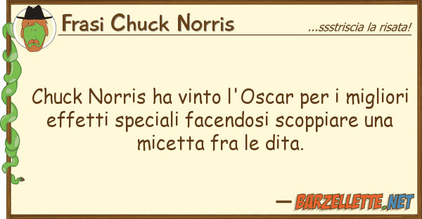 Frasi Chuck Norris chuck norris ha vinto l'oscar migl