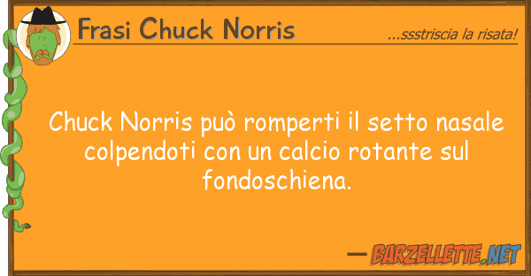 Frasi Chuck Norris chuck norris può romperti setto nasa
